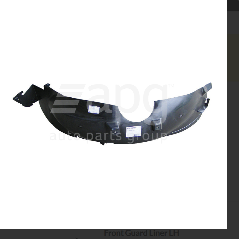 GENUINE LEFT FRONT INNER GUARD LINER FOR HOLDEN CAPTIVA CG  9/2006-6/2008