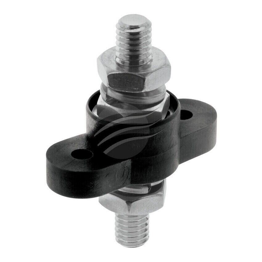 NEW Power Distribution Point Black Pass Through 3/8' suit Marine