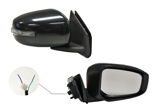 NEW DRIVER SIDE DOOR MIRROR FOR MITSUBISHI LANCER CJ/CF 9/07-12/17 7-PIN FOLDING