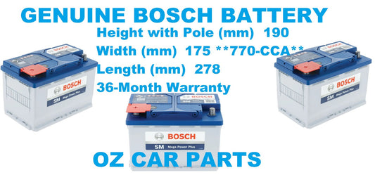 GENUINE BOSCH BATTERY FOR Holden Captiva CG (2006-2011) 3.2L PETROL