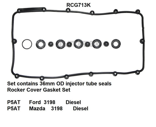 Rocker Cover Gasket Set FOR FORD EVEREST UA 07/2015 - 06/2022 Diesel *P5AT *