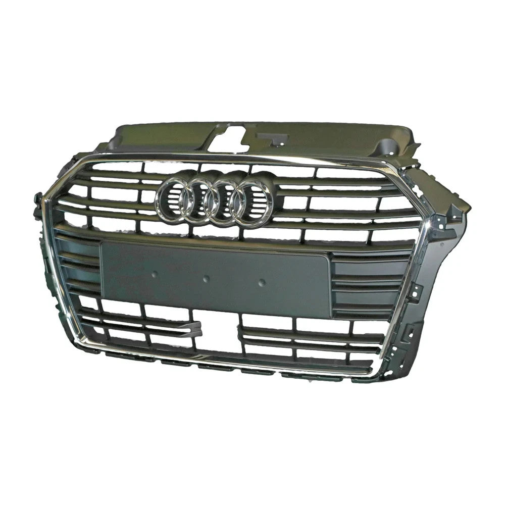 GENUINE FRONT GRILLE FOR Audi A3 8V Black/Chrome GRILLE 5/2016 onward