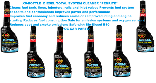 X6-BOTTLE DIESEL TOTAL SYSTEM CLEANER  -ADDTSC375- *PENRITE*
