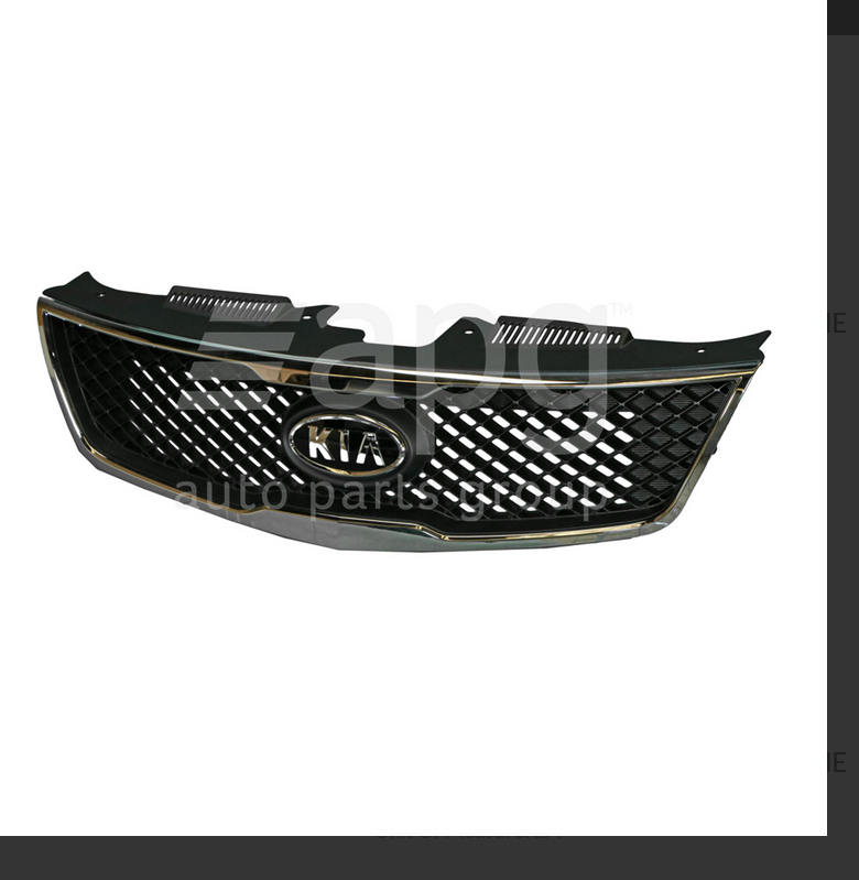 GENUINE FRONT GRILLE FOR KIA CERATO 1/2009-3/2013 SEDAN SLI CHROME FRAME