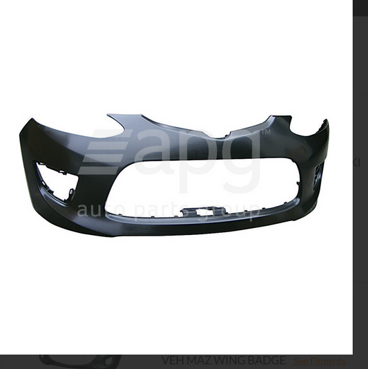 GENUINE FRONT BUMPER BAR FOR MAZDA 2 9/07-5/10 5DR -- 4/08-5/10 3DR GENKI MAZDA2