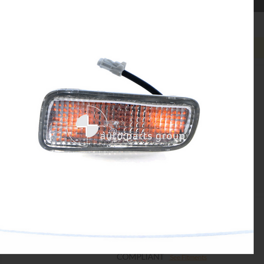 NEW FRONT BUMPER LEFT SIDE PARK LIGHT FOR HOLDEN RODEO TF 7/01-2/03 CLEAR NORMAL