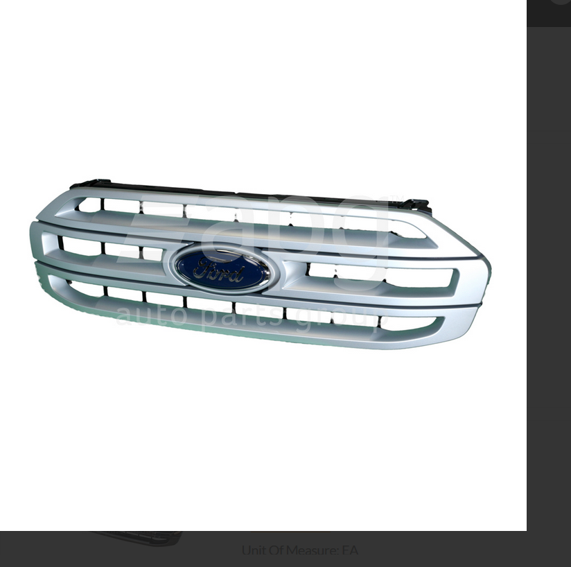 GENUINE FRONT GRILLE FOR FORD EVEREST AMBIENTE TYPE 10/2015-9/2018 UA