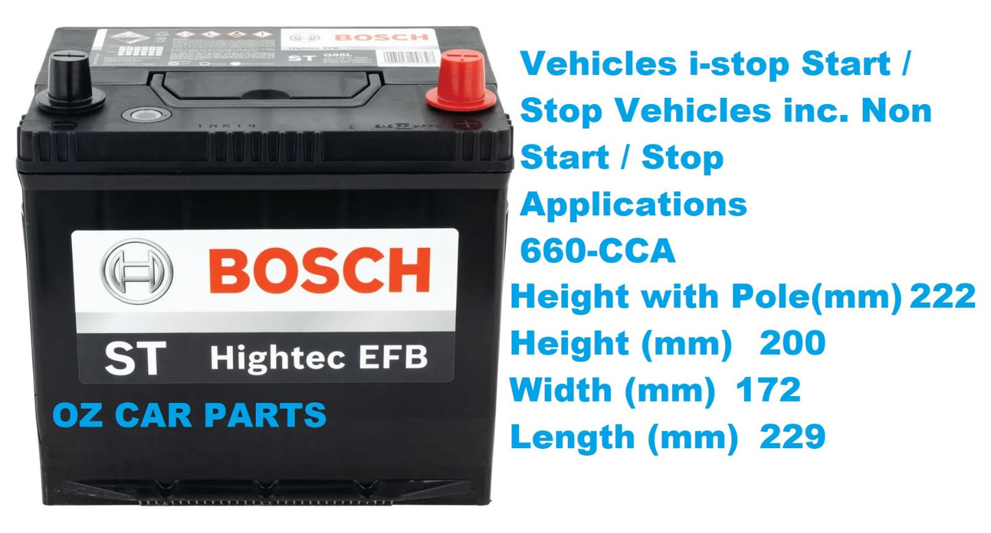 GENUINE BOSCH BATTERY FOR Vehicles i-stop Start / Stop SYSTEM