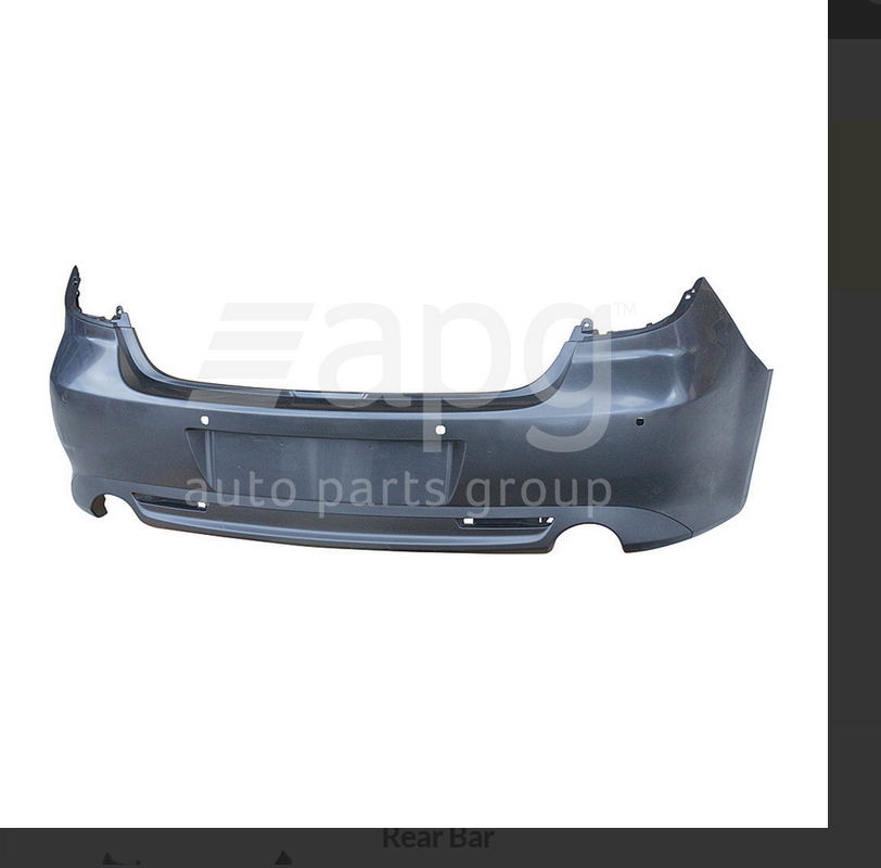 GENUINE REAR BUMPER BAR FOR MAZDA-6 3/10- 4/5-DOOR With Sensors TYPE SEDAN-HATCH