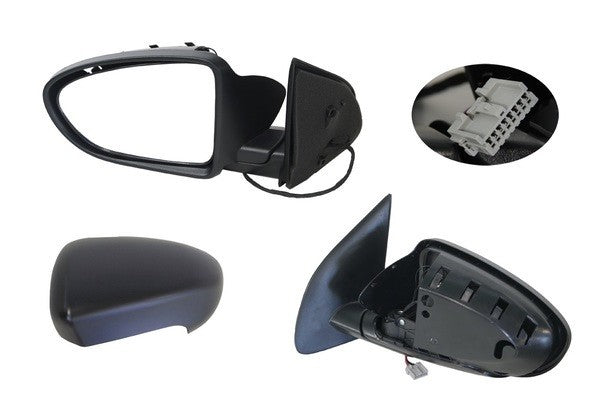 NEW PASSENGER SIDE DOOR MIRROR FOR NISSAN DUALIS J10 5 PIN HEATED-11/2007-2014