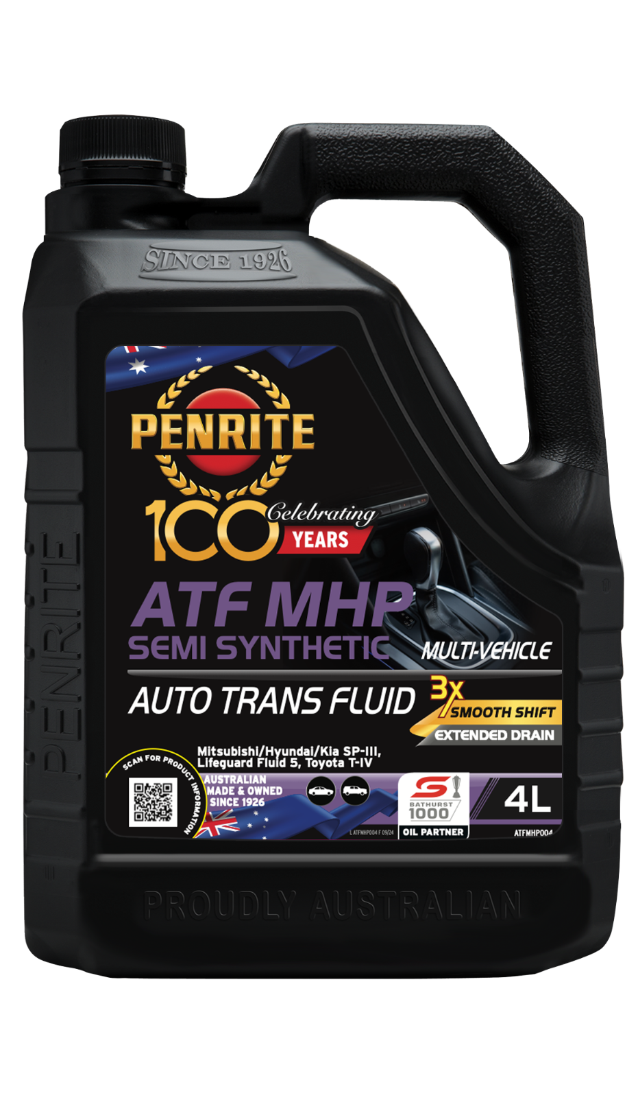 4L-Automatic Transmission Oil PENRITE ATFMHP004 ATF MHP Semi Synthetic (Red)