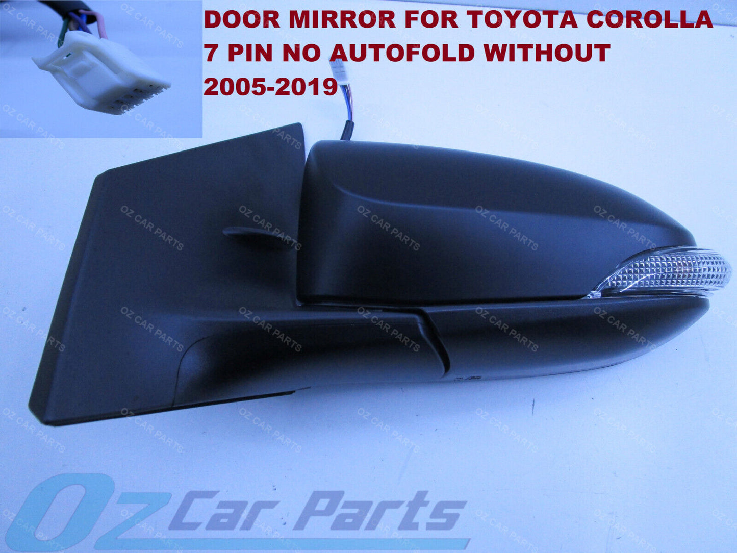 LEFT SIDE DOOR MIRROR FOR TOYOTA COROLLA ZRE172R 2005-2019 NEW 7 PIN