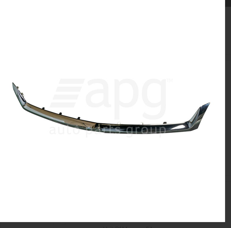 GENUINE UPPER GRILLE CHROME MOULD TRIM FOR HOLDEN COLORADO RG 7/2016-3/2019