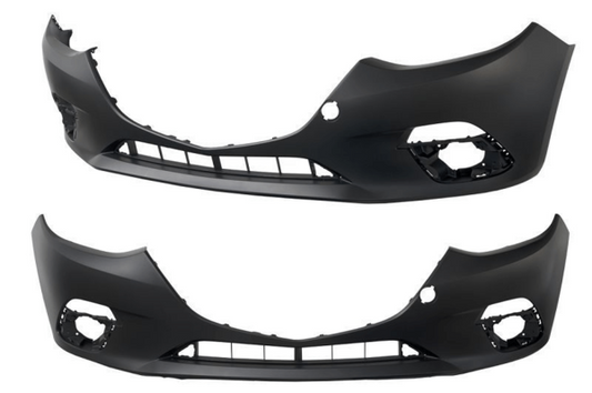 NEW FRONT BAR BUMPER FOR MAZDA 3  BM  11/2013 ~ 04/2016 WITHOUT SENSOR TYPE