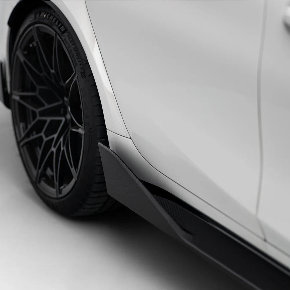 M Performance Style Pre Pregged Dry Carbon Side Skirts for BMW M3 G80 G81 2020+