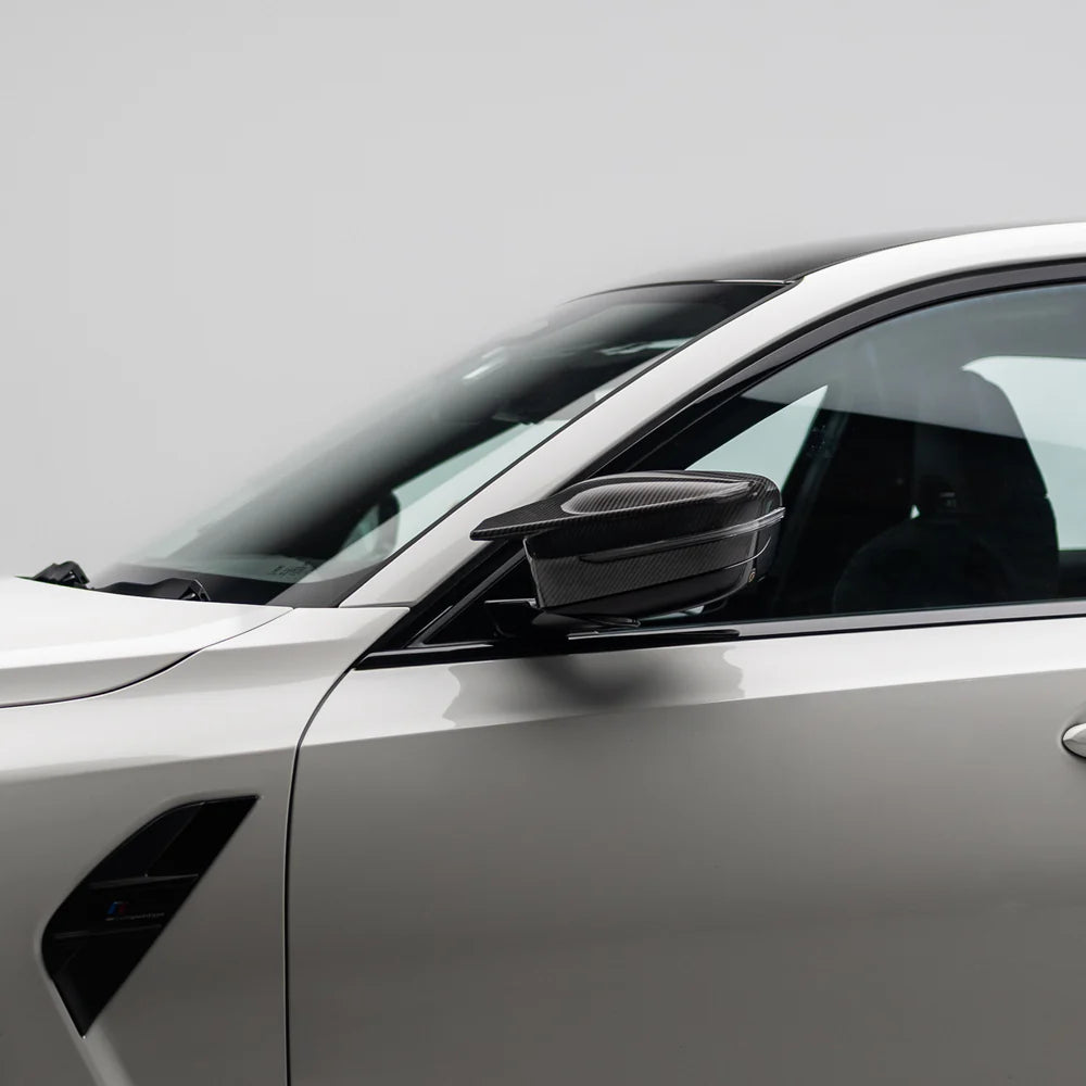 M-Performance Style Pre Pregged Dry Carbon Fiber Mirrors Caps for BMW M240i G42 / M340i LCI /M2 G87 / M3 G80 G81 / M4 G82 G83 2020+