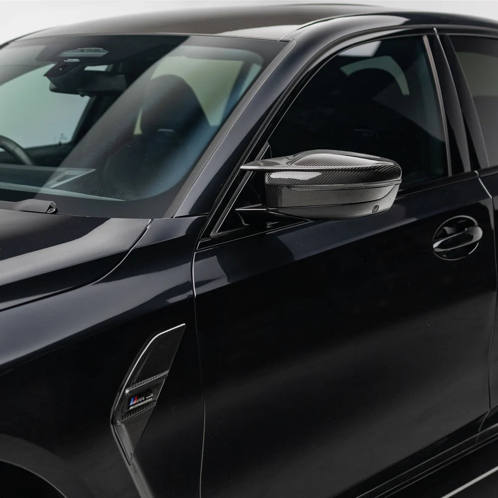 M-Performance Style Pre Pregged Dry Carbon Fiber Mirrors Caps for BMW M240i G42 / M340i LCI /M2 G87 / M3 G80 G81 / M4 G82 G83 2020+