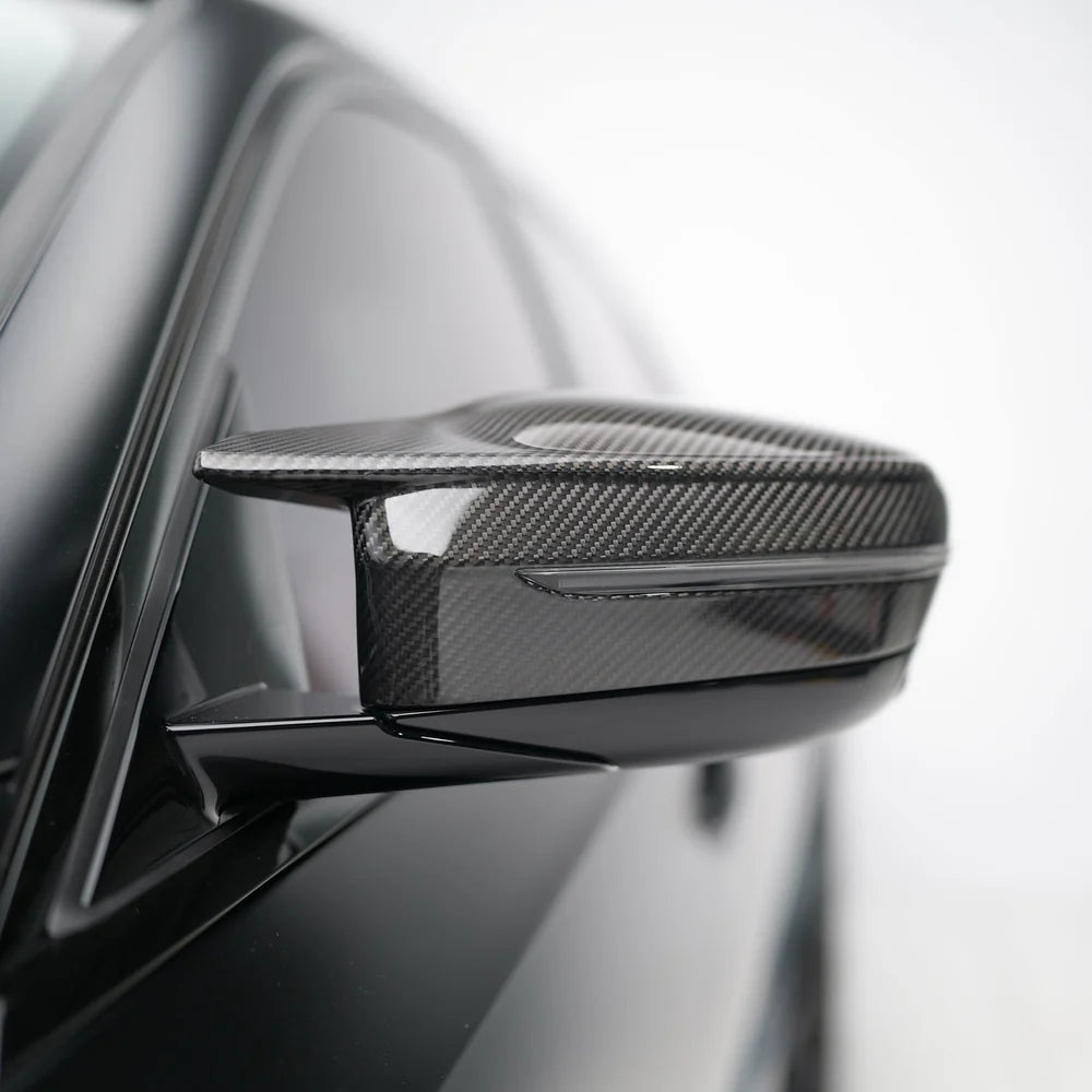 M-Performance Style Pre Pregged Dry Carbon Fiber Mirrors Caps for BMW M240i G42 / M340i LCI /M2 G87 / M3 G80 G81 / M4 G82 G83 2020+