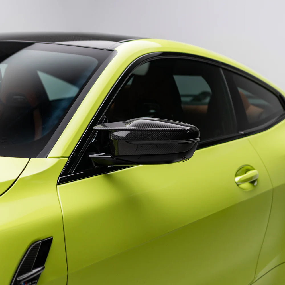 M-Performance Style Pre Pregged Dry Carbon Fiber Mirrors Caps for BMW M240i G42 / M340i LCI /M2 G87 / M3 G80 G81 / M4 G82 G83 2020+