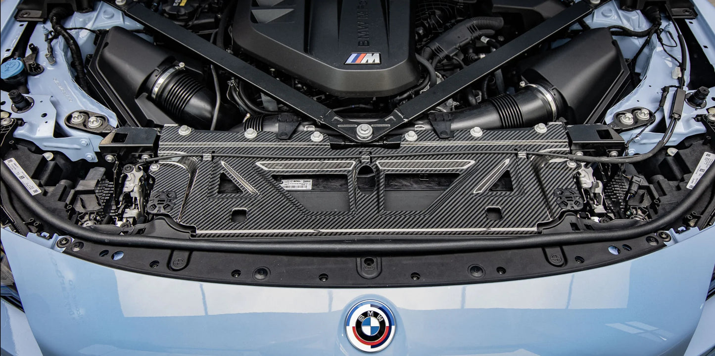 OEM Style Pre Pregged Dry Carbon Fiber Cooling Shroud for BMW M2 G87 / M3 G80 G81 / M4 G82 G83 2020+