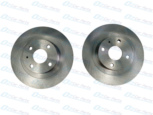 Rear Pair Brake Disc Rotors Genuine for Ford Laser Sedan Wagon 1998-2002