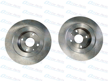 Rear Pair Brake Disc Rotors Genuine for Ford Laser Sedan Wagon 1998-2002