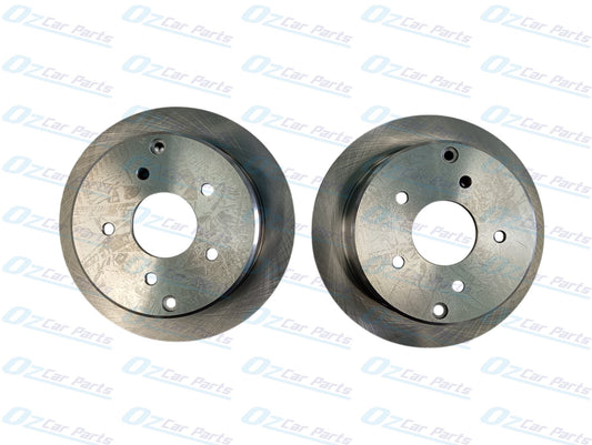 Rear Pair Brake Disc Rotors for Holden Commodore VZ SV6 Sedan Wagon Ute