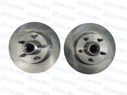 Front Pair Brake Disc Rotors for Ford Falcon EF EL Fairlane Fairmont