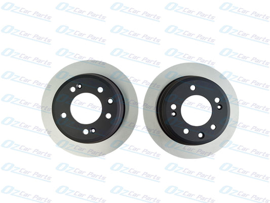 Rear Pair Brake Disc Rotors for Hyundai i30 FD 07-09 Hatch Wagon