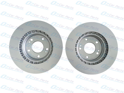 Front Pair Brake Disc Rotors for Hyundai Veloster JS Coupe 1.6L GDI 2018-2022