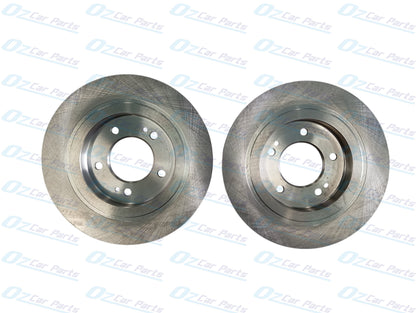 Rear Pair Brake Disc Rotors for Hyundai i30 PD 2015-ON