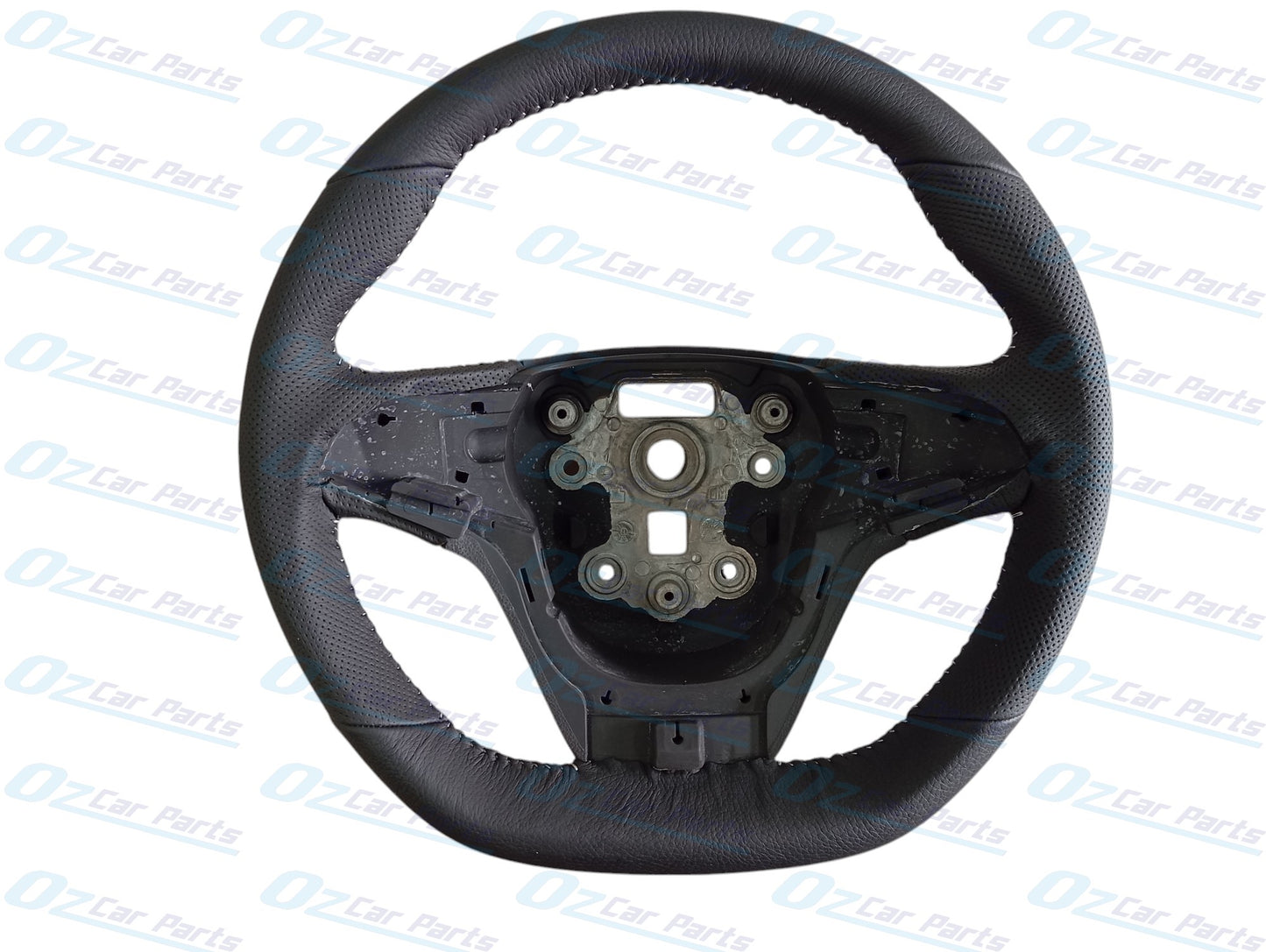 Steering Wheel Black Leather Sports with Silver Stitch Genuine for Holden Commodore VF HSV SS SSV SV6