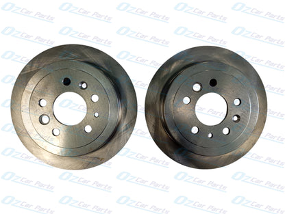 Rear Pair Brake Disc Rotors for Ford Falcon AU Series XR6 XR8 Fairlane Fairmont 1998-2000