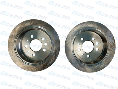 Rear Pair Brake Disc Rotors for Ford Falcon AU Series XR6 XR8 Fairlane Fairmont 1998-2000