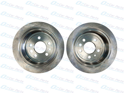 Rear Pair Brake Disc Rotors for Ford Falcon AU Series 2 & 3 XR6 XR8 Fairlane Fairmont 00-02