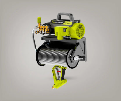 BigBoi WashR Pressure Washer Fixed Wall Mount with Hose Reel