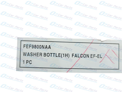 Windscreen Washer Bottle with 1 Motor Hole for Ford Falcon EF EL AU