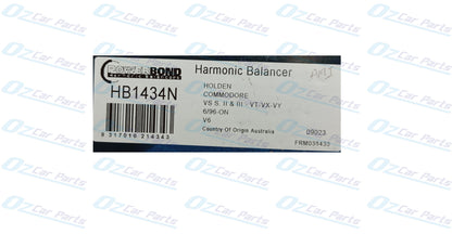 Harmonic Balancer for Holden Commodore V6 VS VT VX VY LG2 LN3 L36 3.8L