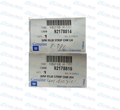 Rear Bumper Bar Trim Chrome Pair Genuine for Holden WM Statesman Caprice 07-14