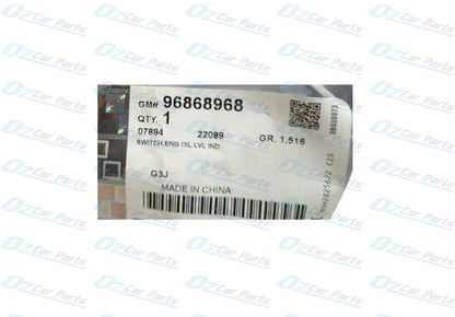 Engine Oil Level Switch Genuine for Holden Cruze & Captiva Diesel