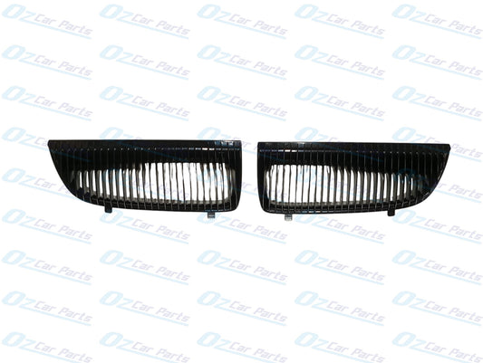 Front Bumper Grille Black Pair Genuine for Holden Commodore VX