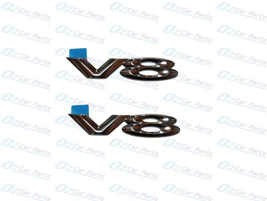 V8 Badges Pair Genuine for Holden Commodore VY VZ SS