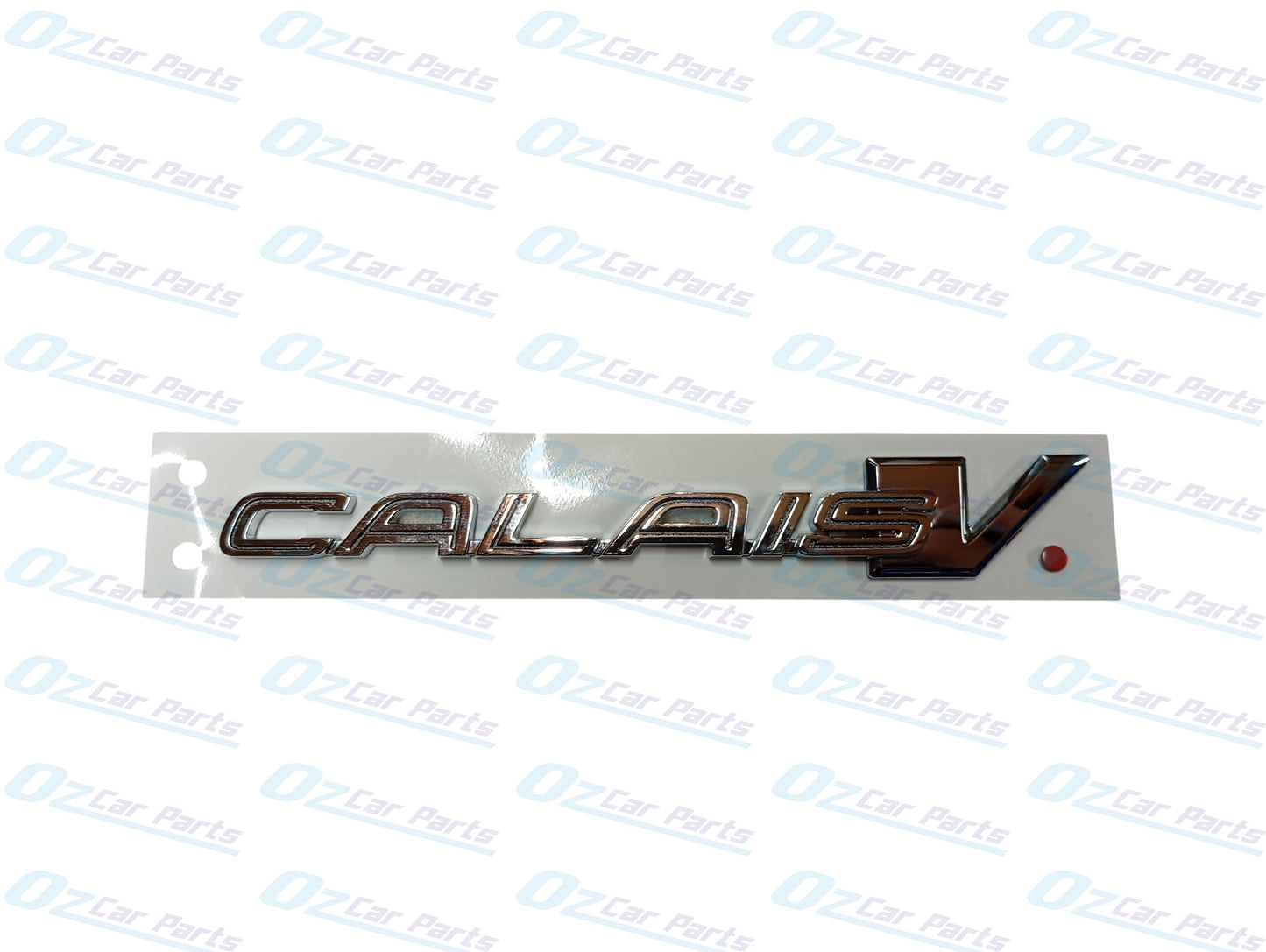 Calais V Boot Badge Chrome Genuine for Holden Commodore VE
