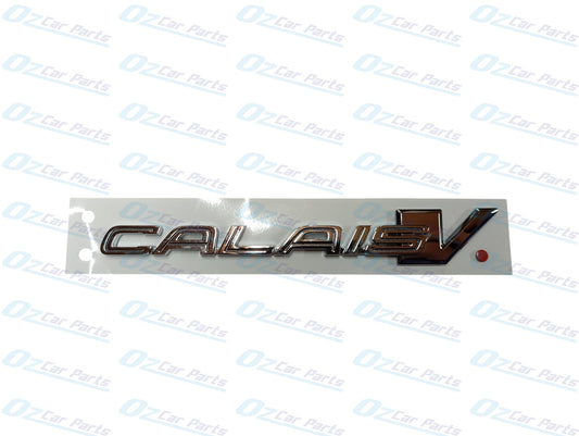 Calais V Boot Badge Chrome Genuine for Holden Commodore VE