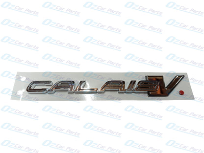 Calais V Boot Badge Chrome Genuine for Holden Commodore VE