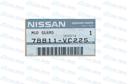 Left Hand Rear Mudflap Genuine for Nissan Patrol GU