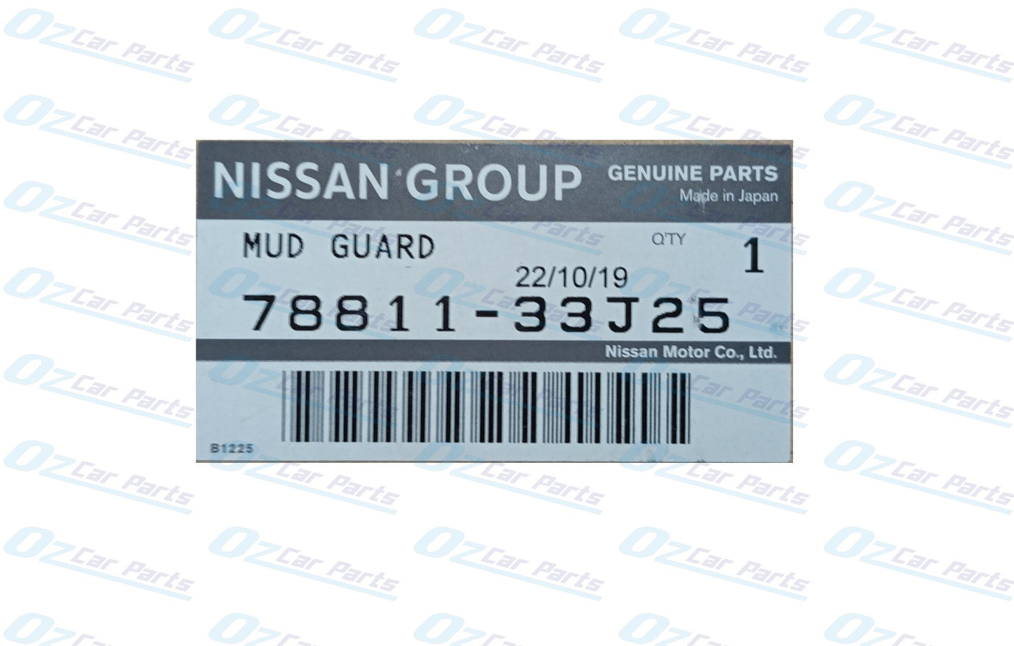 Left Hand Rear Mudflap Genuine for Nissan Patrol GQ