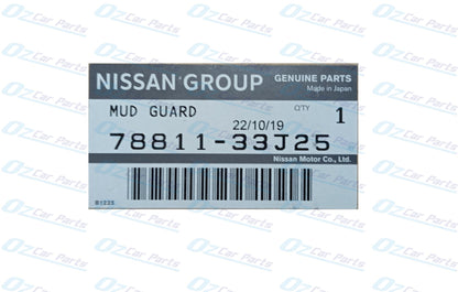 Left Hand Rear Mudflap Genuine for Nissan Patrol GQ