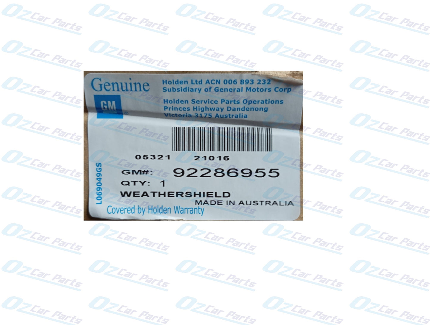 Slimline Weathershields Smoked Pair Genuine for Holden Cruze JG JH Sedan Hatch