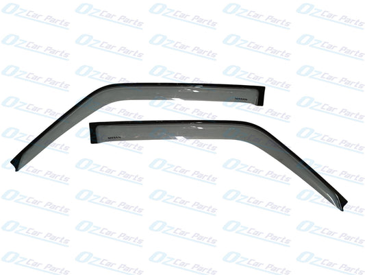 Front Slimline Weathershields Pair Genuine for Nissan Patrol GU Y61